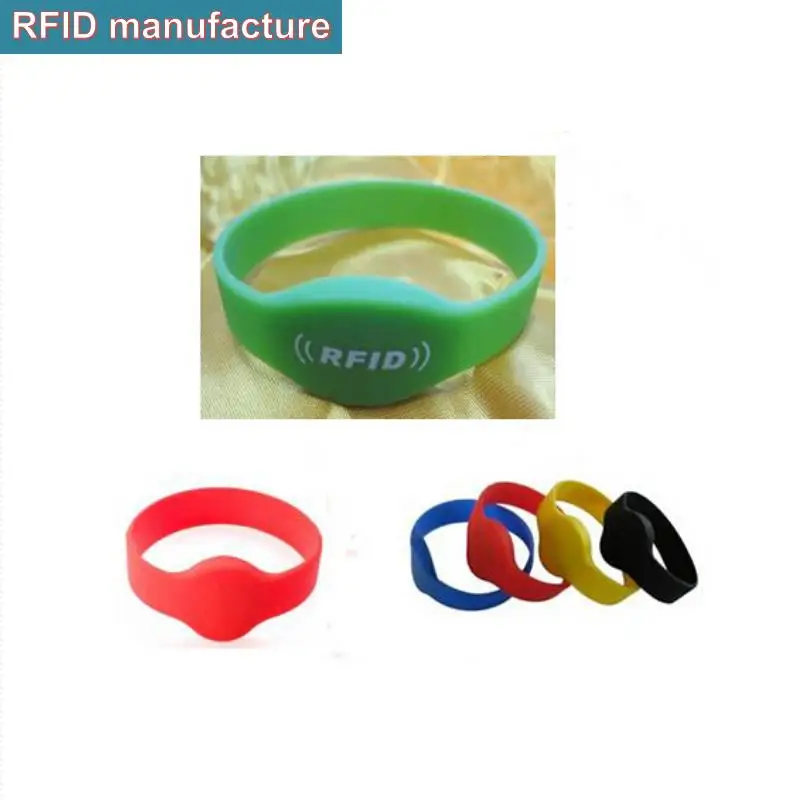 Бесплатная доставка цвет выбран 840-960 МГц 915 кремний RFID браслет водонепроницаемый