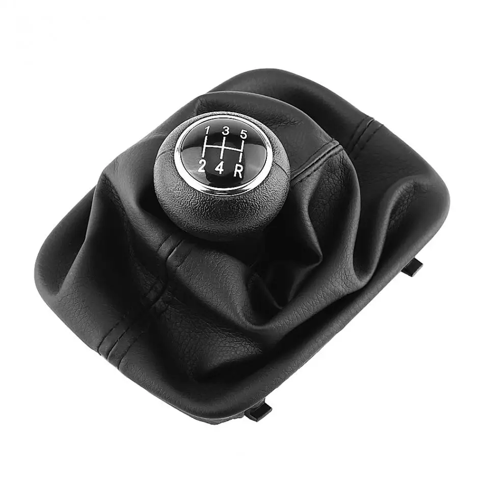5 скоростей Ручка Переключения рулевого механизма автомобиля Gearstick Gaiter Boot Kit для