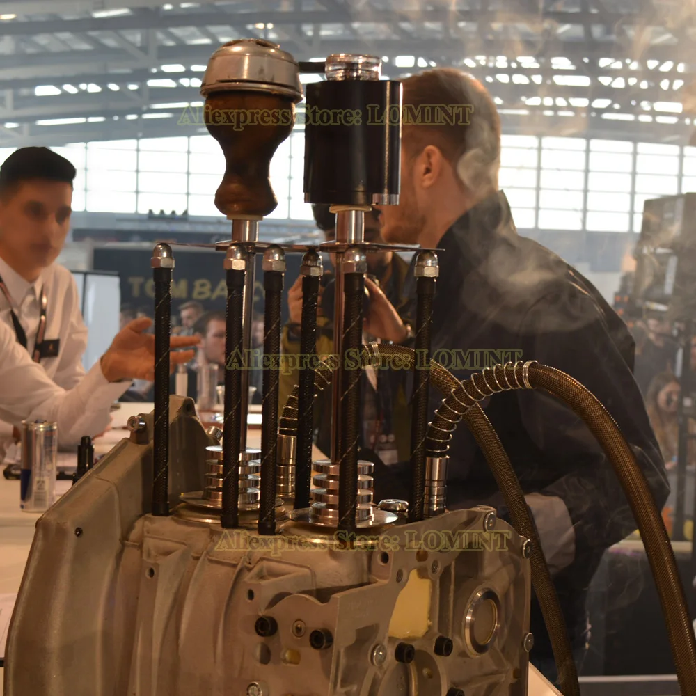 Силиконовая трубка для кальяна пружина для кальян наргиле водопровод Sheesha Chicha аксессуары серебро Нержавеющая сталь для 17 мм 18 мм шланг