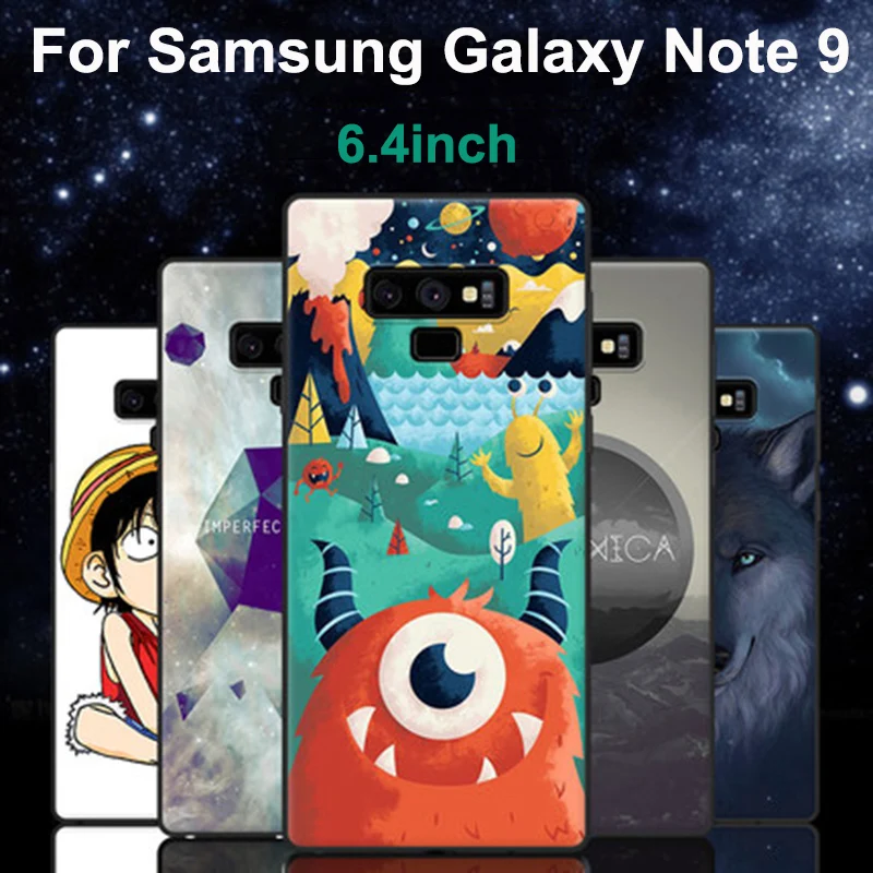 Чехол для Samsung galaxy Note 9 милый мультяшный мягкий чехол телефона Note9 защитный -