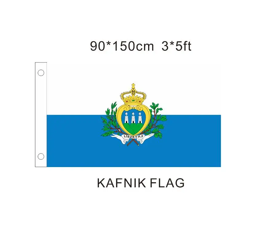 Кафник флаг Сан-Марино 120x180 см 100D полиэстер большие флаги и баннеры Национальный