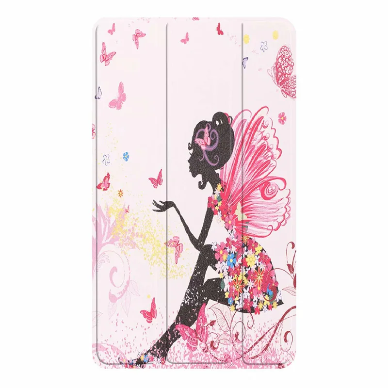 Girl Для lenovo Tab E8 чехол Модный защитный чехол TabE8 TB-8304F чехол lenovo E8 8," корпус планшета с бабочкой девушка башня живопись - Цвет: Girl