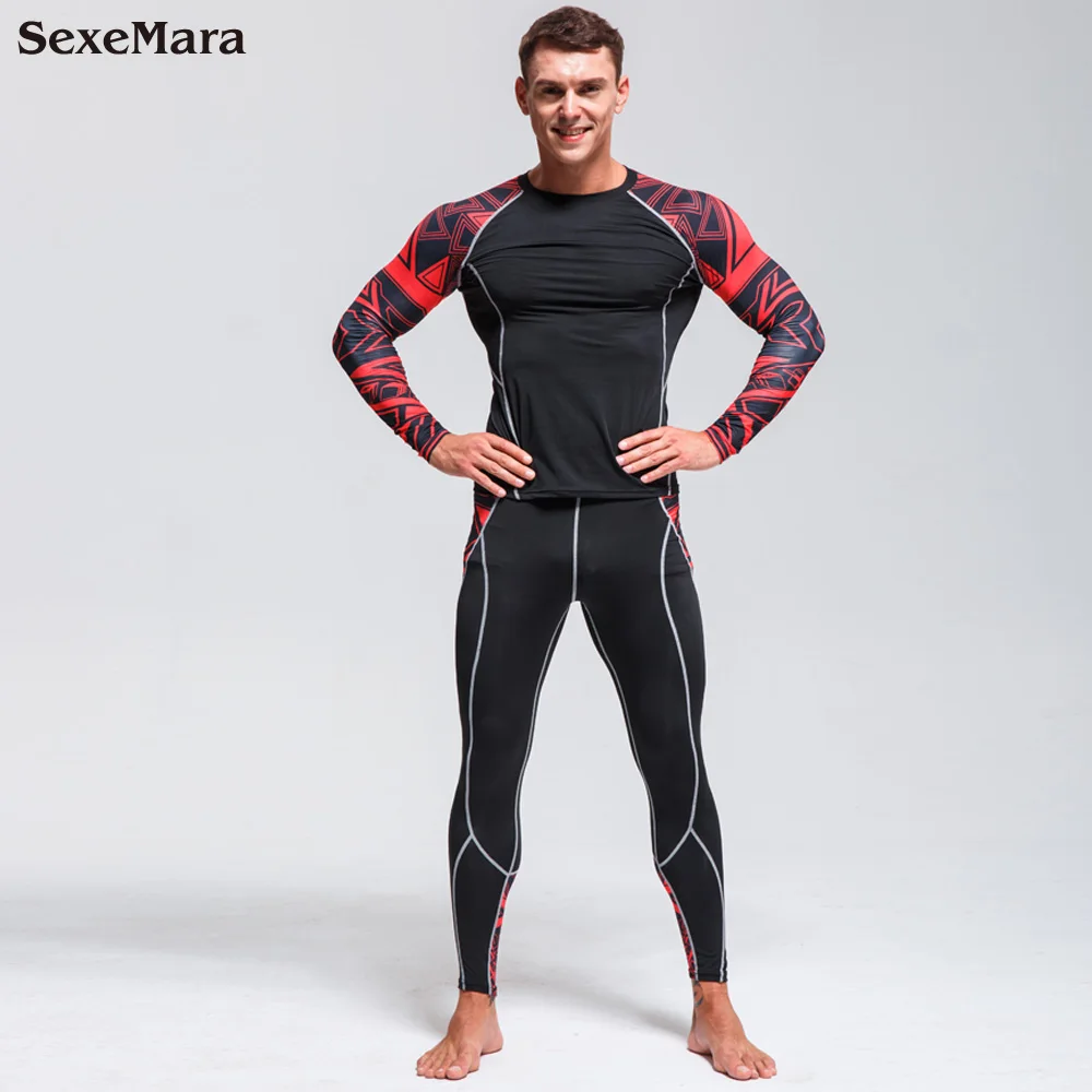 Новинка быстро сохнет дышащий спортивный костюм спортивная рубашка мужские