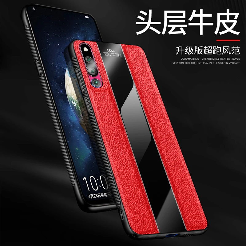 Роскошный чехол для телефона из искусственной кожи huawei Honor magic2 противоударный