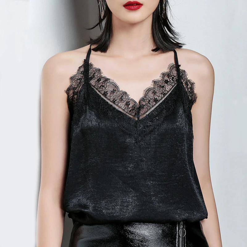 

Womens Lace Sexy Vest Fashion Camisole Sleeveless T-Shirt Comfortable Casual Women's Summer Clothes