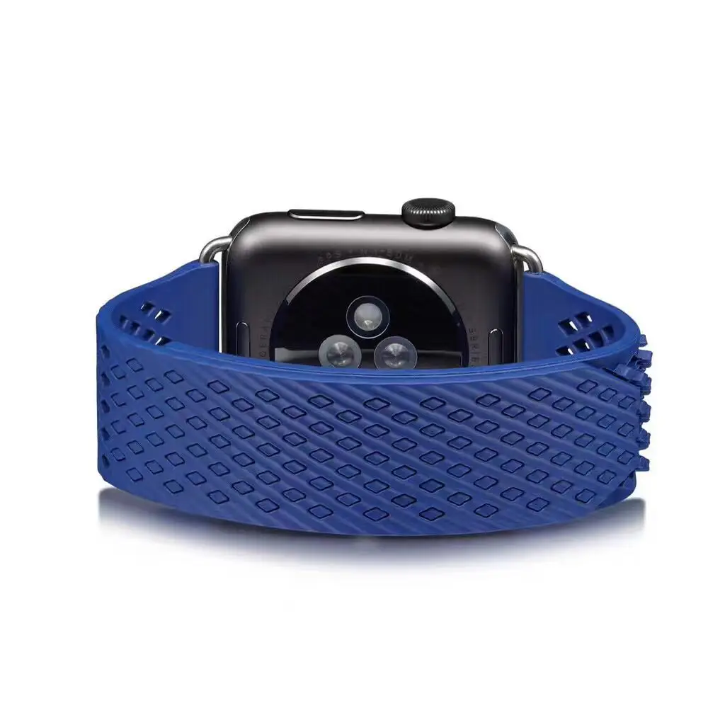 OEM резиновый ремешок для apple watch series 1 2 3 4 ремешок для iWatch 38 мм 42 мм 40 мм 44 мм sport bandseries 5