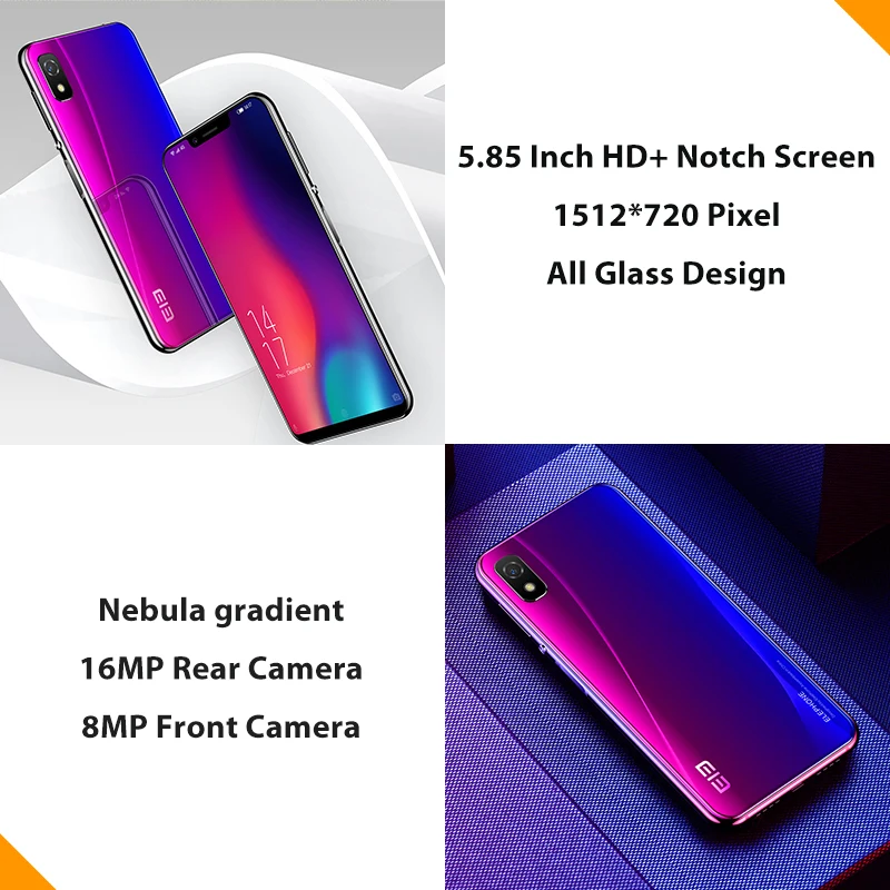 Elephone A4 Pro MT6763 восьмиядерный смартфон Android 8 1 5 85 дюймовый HD + u вырезка Экран 4 Гб