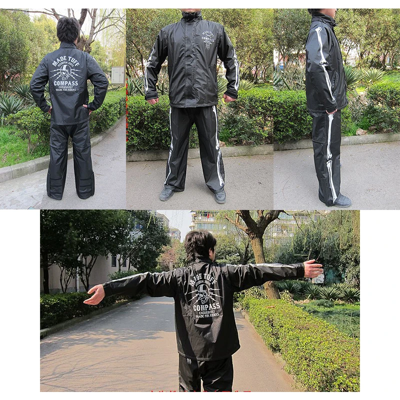 Дождевик для мотоциклистов водонепроницаемый дождевик прогулок мужской женский