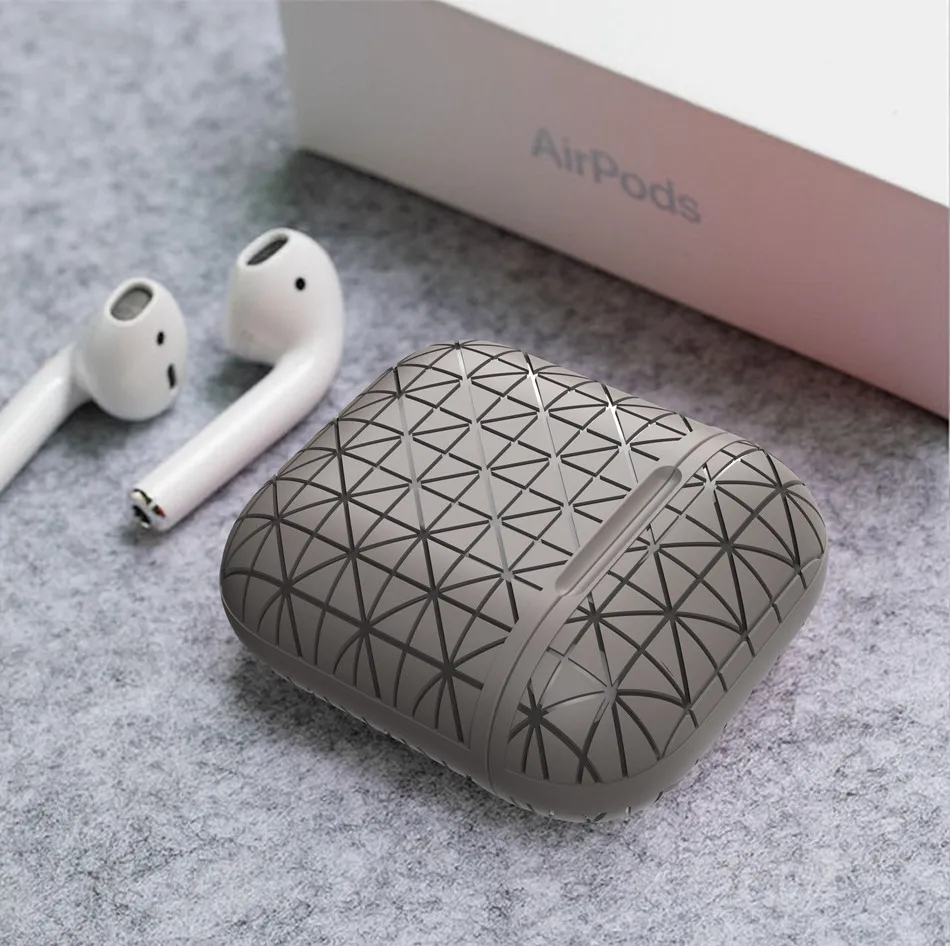 Gray Силиконовый чехол для Apple Airpods, беспроводные Bluetooth наушники для AirPods, чехол s Для Air Pods, чехол, защита для наушников - Цвет: Gray