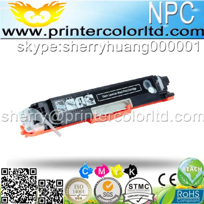 Цветной тонер-картридж для HP CE310A CE311A CE312A CE313A совместимый с CP1025/1025NW LaserJet Pro 100