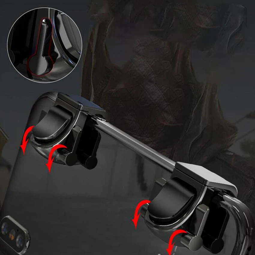 Игровой триггер для мобильных телефонов PUBG Mobile Game Fire Button Aim Key L1R1 Shooter Controller