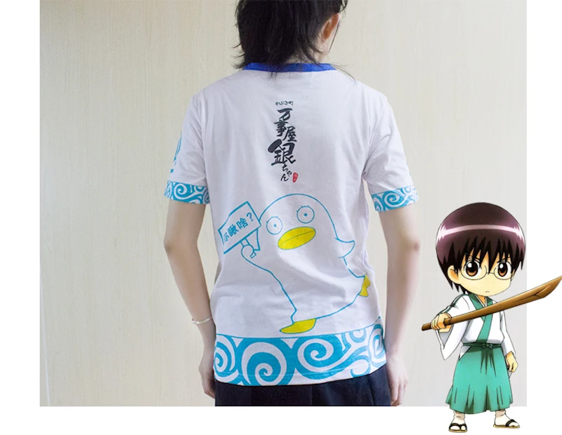 Г. Модная футболка Gintama летний топ, Повседневная футболка унисекс homme, хлопковая футболка футболки с аниме рисунком, одежда для мальчиков футболки