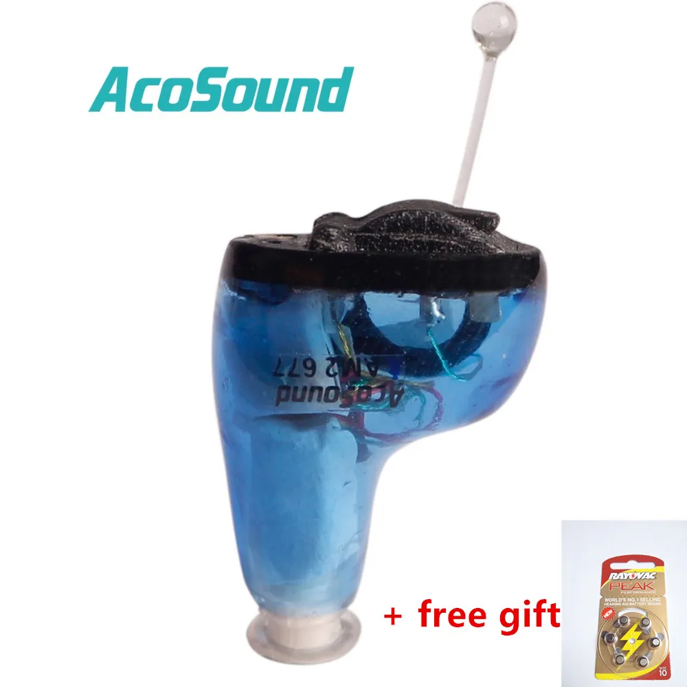 Цифровой слуховой аппарат AcoSound 610IF CIC программируемый Невидимый 6-канальный ушной