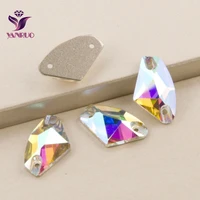 yanruo top ab crystal 3256 galactic sewing rhinestones sew on dress stones flat back crystals for wedding dress