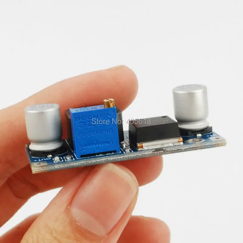 Оптовая продажа 20 шт. Регулируемый понижающий модуль питания LM2596 LM2596S диагональ 4