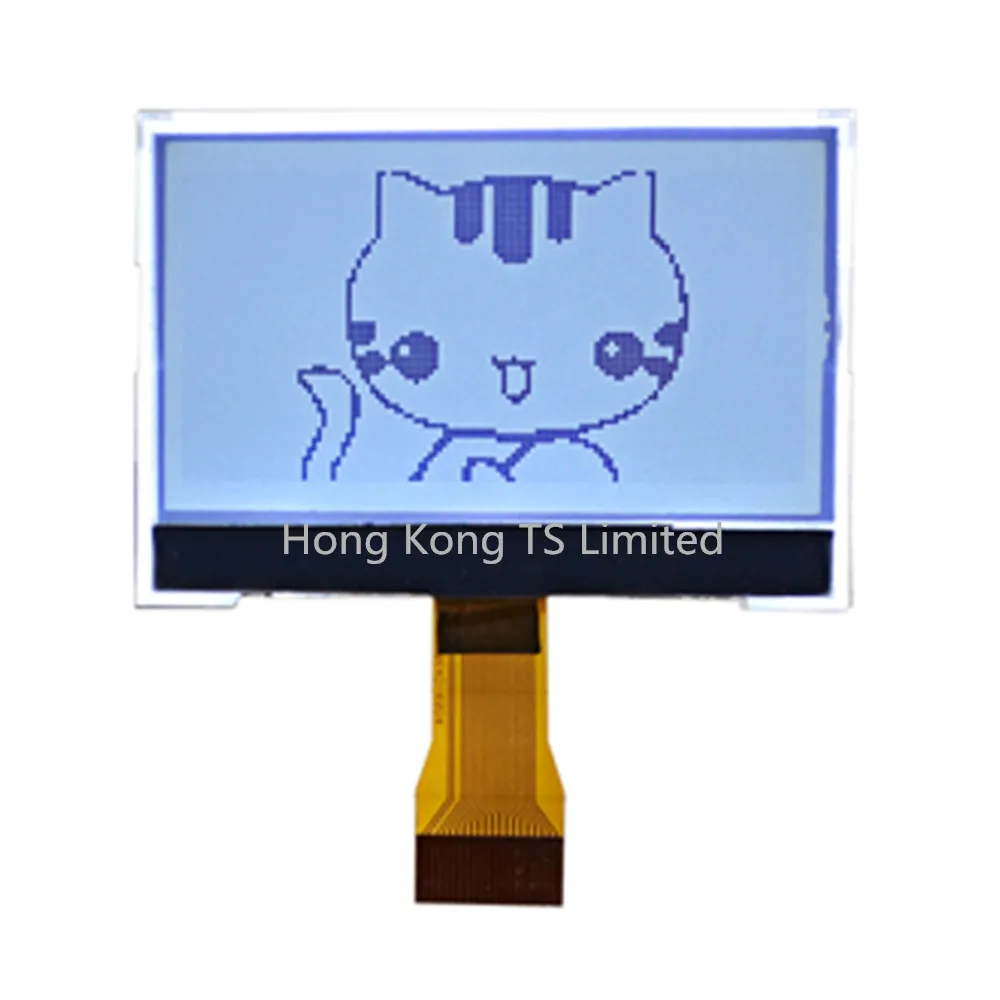 

12864G-6504 COG dot matrix LCD screen ST7567 driver SPI serial port / parallel port plug-in LCM 12864G-6504-BN