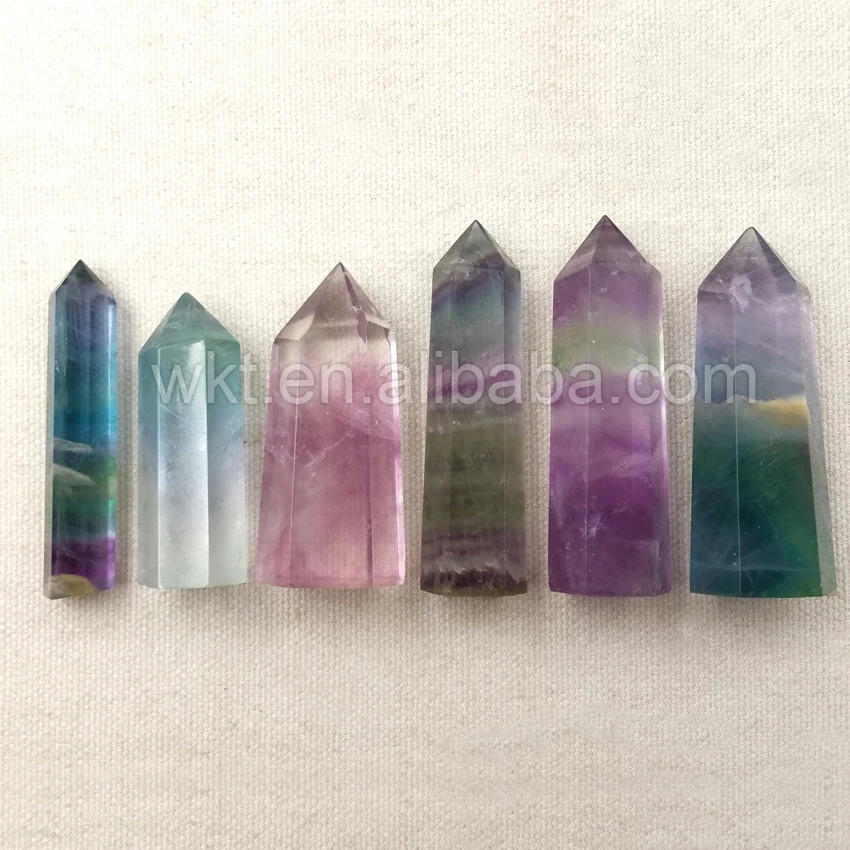 WT G220 высококачественные украшения из флюорита Красивые необработанные
