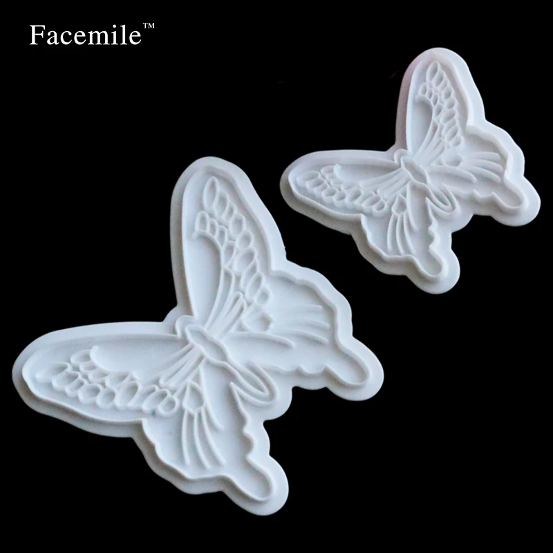 2 шт./компл. Подарочная форма в форме бабочки размера пластиковые резаки для