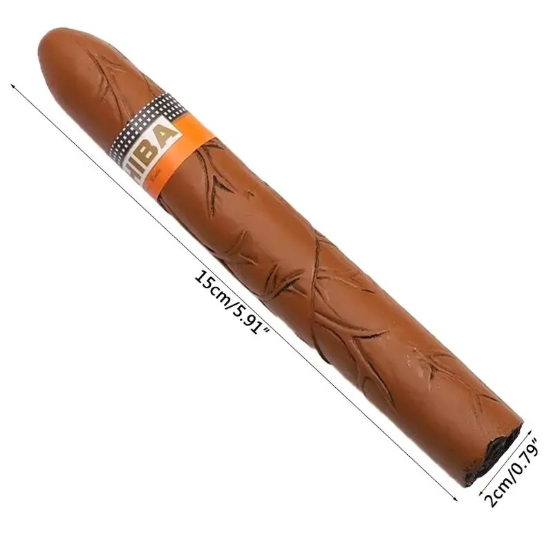 

Resin Simulation Cigarettes Fake Cigar Cigarette Model Realistic Props 150mm Brand New