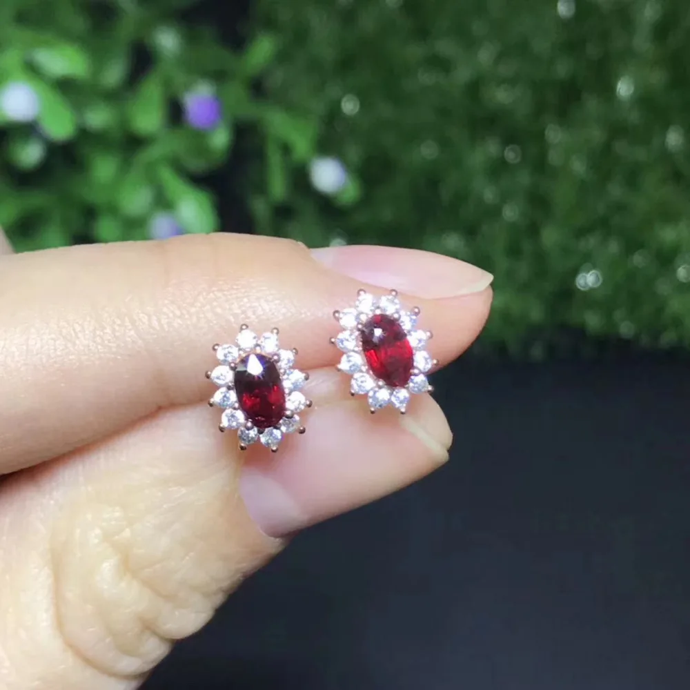 Модные элегантные маленькие серьги-гвоздики Diana из натурального цаворита, серьги из натурального зеленого граната, 925 серебряные серьги для девочек, подарок, ювелирное изделие