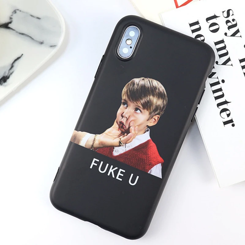 Отсутствие Забавный Мальчик девушка телефон чехлы для iphone 7 Чехол 6 S 8 Plus X Мода
