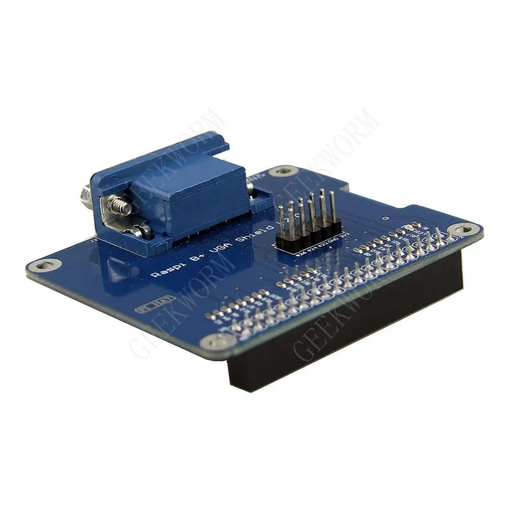 Плата расширения Geekworm VGA расширенный интерфейс через GPIO совместимый с Raspberry Pi 4 / 3