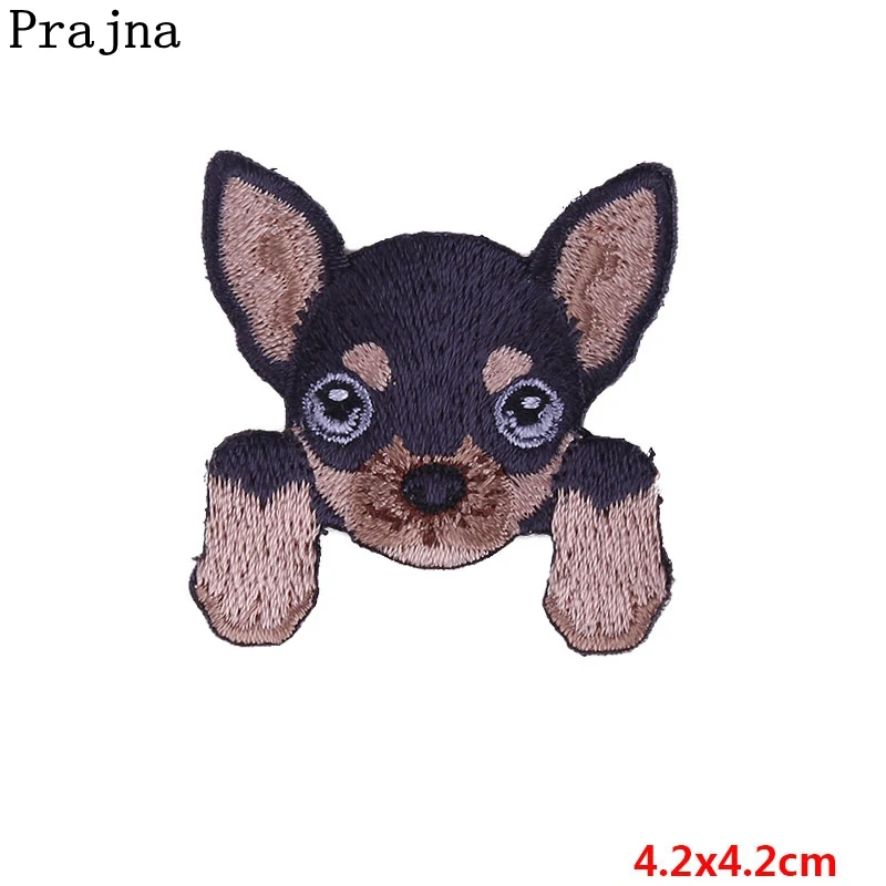 Симпатичные наклейки Prajna с животными для одежды декоративная аппликация