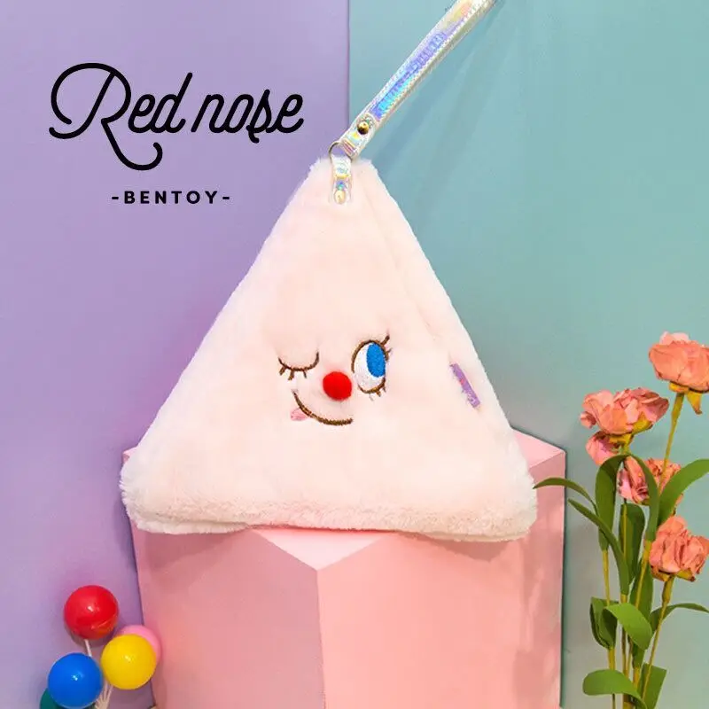 Мягкий фланелевый Кошелек для монет Bentoy Milkjo треугольная женская сумка с ремешком