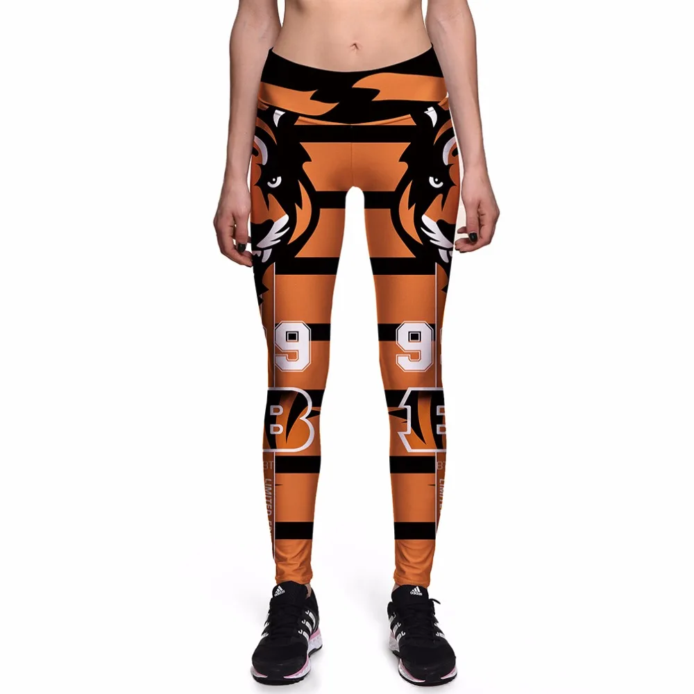 Леггинсы Новое поступление брендовые с принтом тигра 99 3D принт женские новые