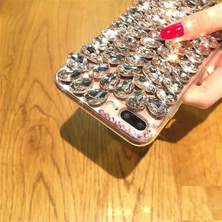 YESPURE необычный 3D ювелирное ТПУ Pc чехол для мобильного телефона Iphone 7 8 кристально
