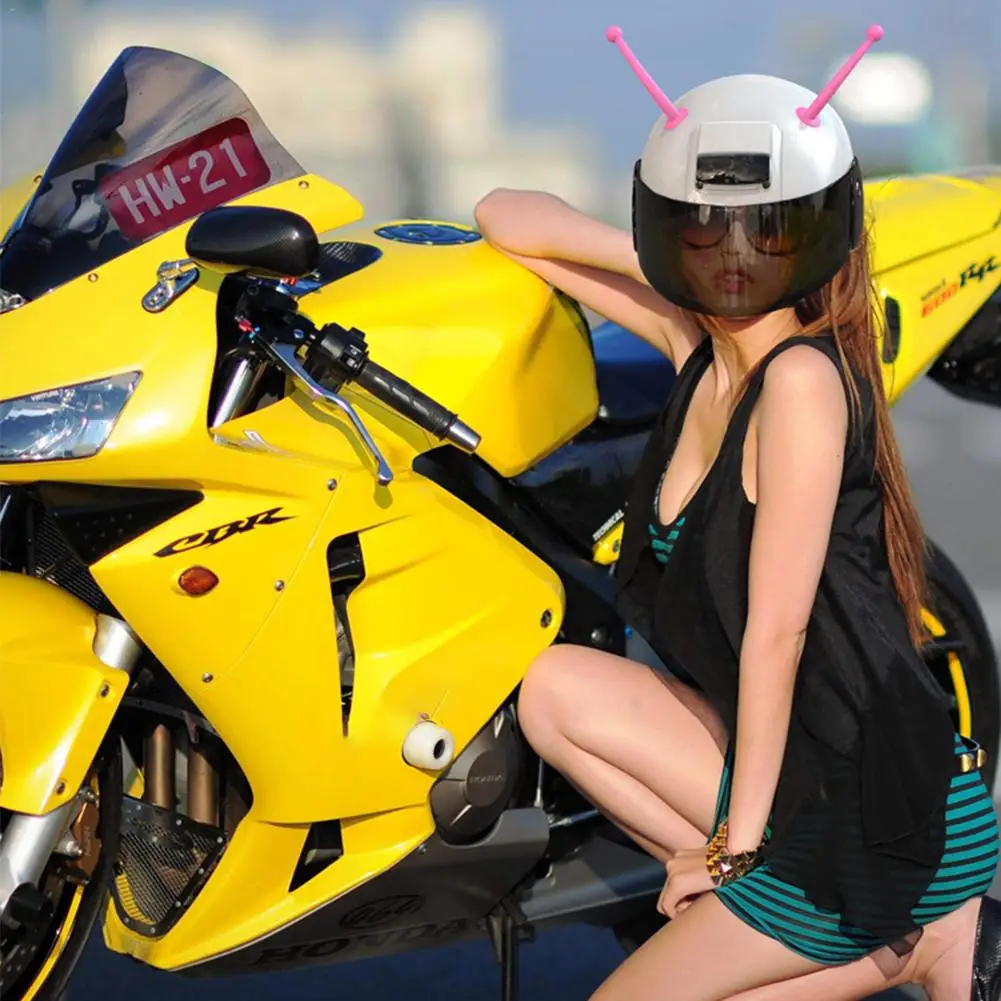 Антенна для мотоциклетного шлема силиконовая присоска пчела улитка щупальца