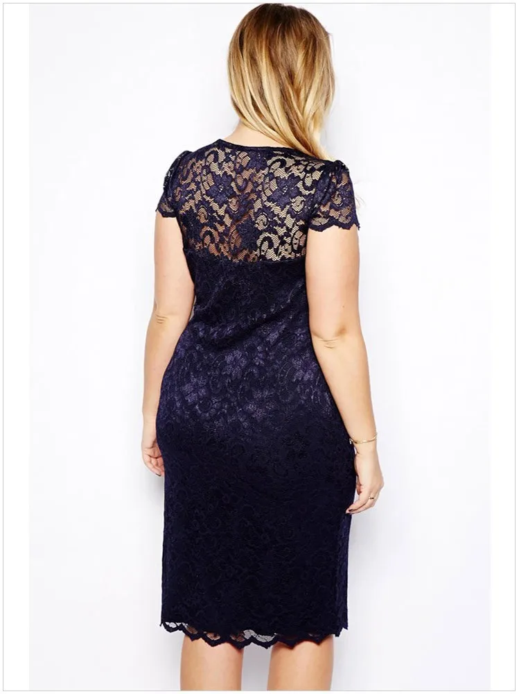 Vestido Де Renda Макси Летнее Платье Кружева Женщины Партии Плюс Размер Платья Vetement Femme