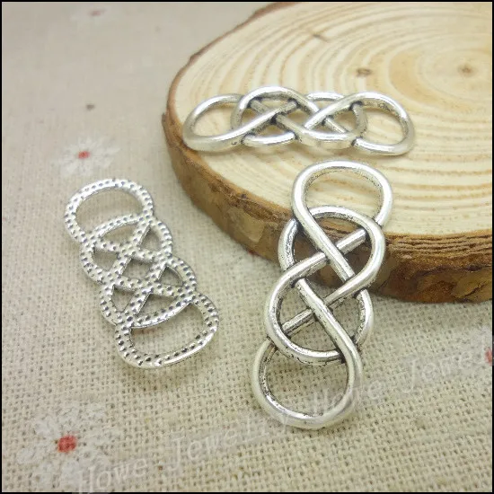 70 шт подвески двойной соединитель в виде символа бесконечности кулон тибетский