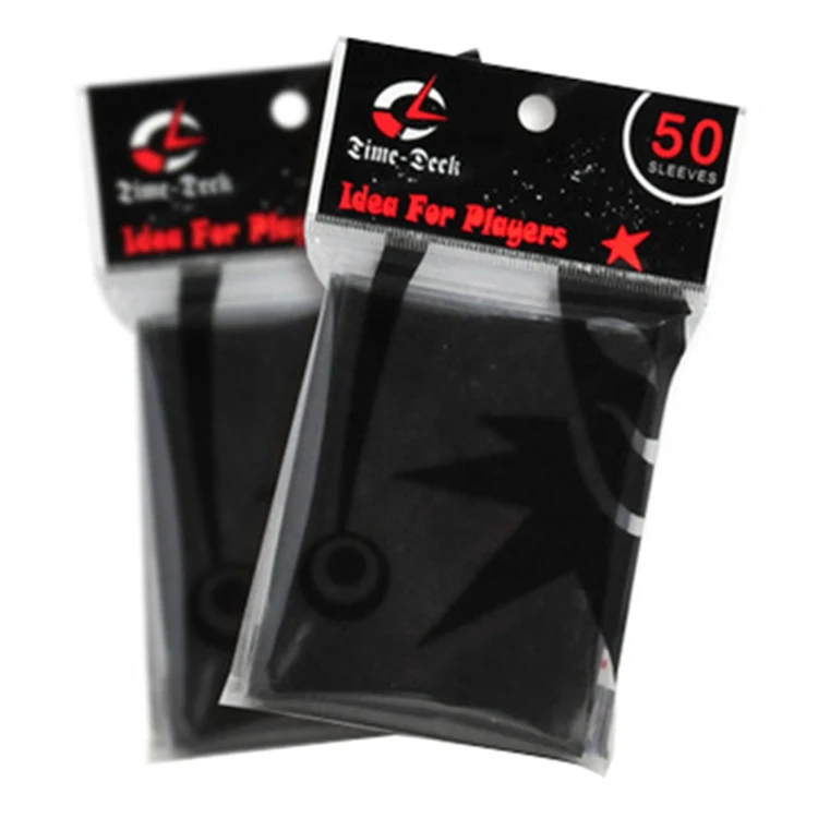 1 pack black Трехмерная скраб карты рукава 50 шт. красочные толще карт Protecter для Magic Yugioh Покемон Настольная игра карты - Цвет: 1 pack black