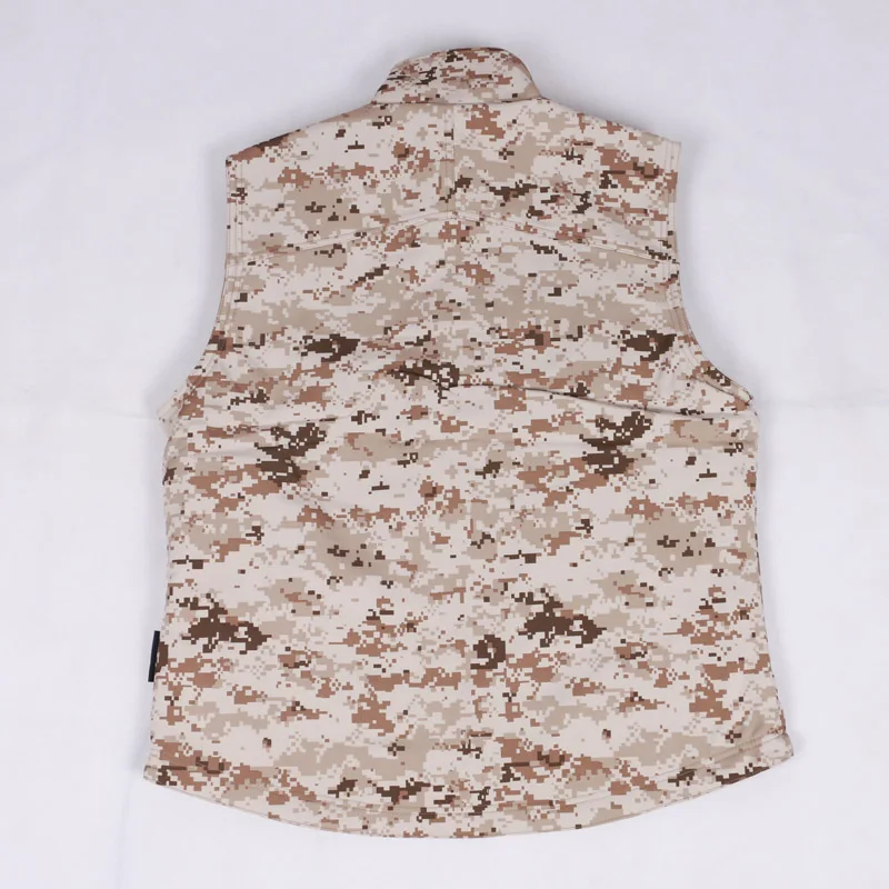 

Tactical Vest Men Military Warm Camouflage Vest Camouflage Male Soft Shell Waistcoat Double Side Camo Sleeveless Army Jacket
