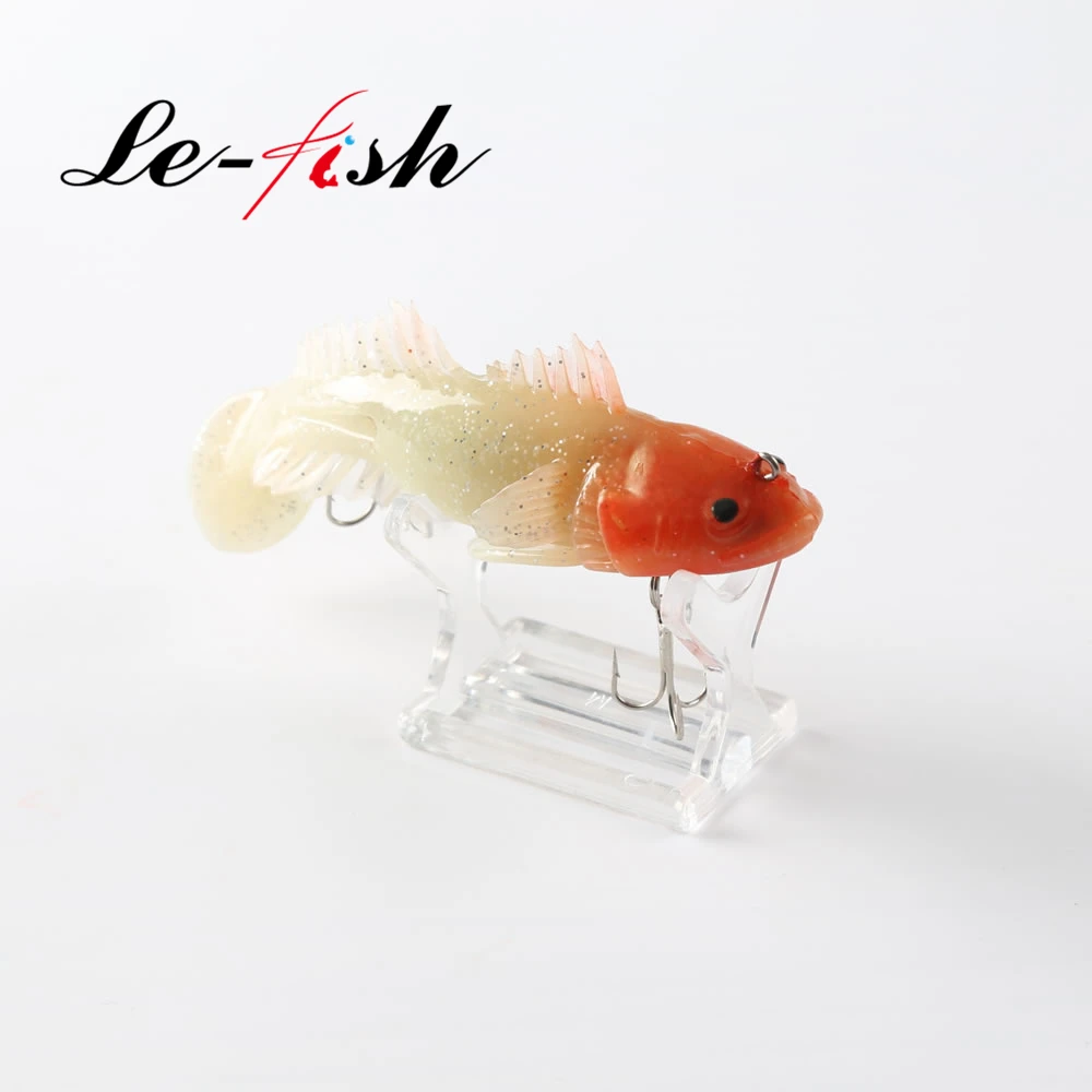 Le Fish 2 шт. пакет мягкая свинцовая рыболовная приманка 11 см 40 г поддельные