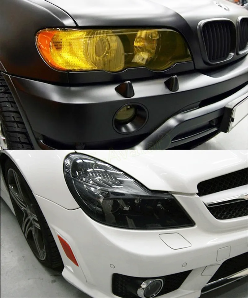 5 цветов 30 см* 100 см автомобильный светильник, головной светильник, задний светильник, тонированная виниловая пленка, легко наклеивается на автомобиль# EA10435