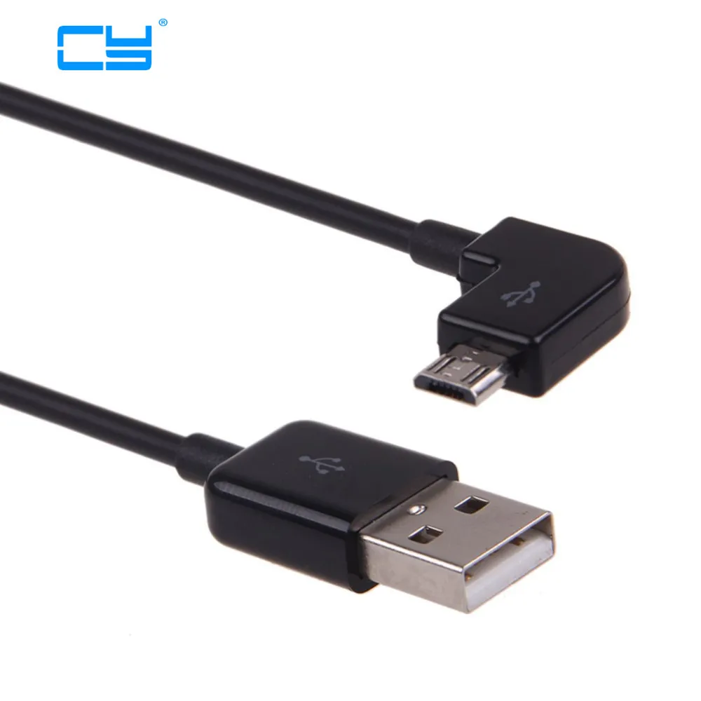 90 градусов USB 2 0 папа к Micro Мужской кабель передачи данных usb левый и правый локоть