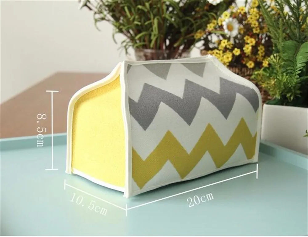 Nordic Стиль ткань салфетки Tissue Box держатель крышки салфетки Бумага Диспенсер Чехол Кухня хранения ткани Коробки Таблица декора дома
