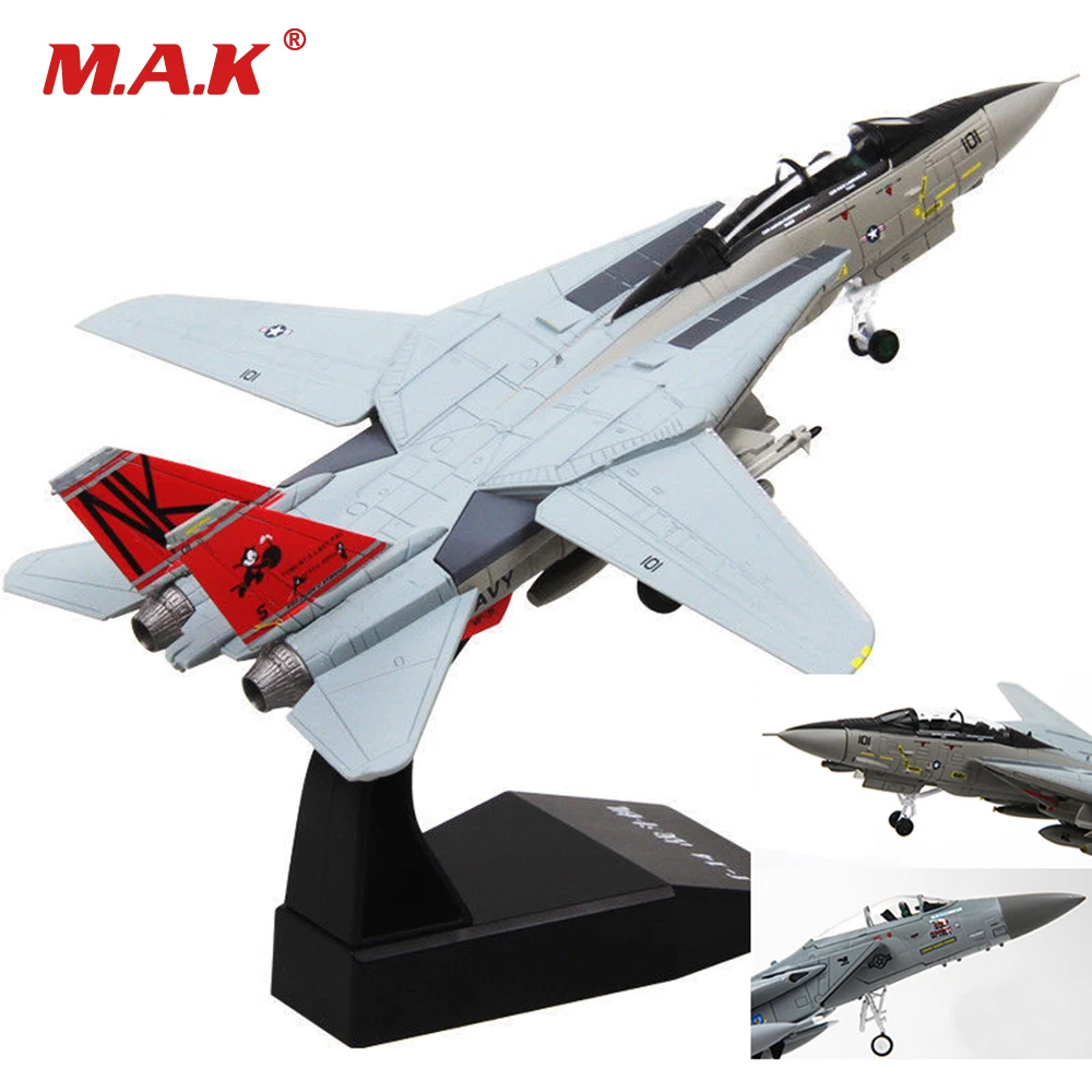 Детские игрушки 1/100 масштаб истребитель военно воздушных сил Tomcat F 14 сплава литья