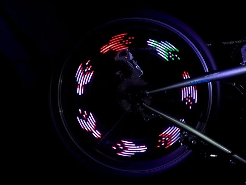Leadbike велосипедный светильник, аксессуары, 14 светодиодный защитный велосипедный светильник для мотоцикла, сигнальный светильник для шин, спиц, 30 изменений