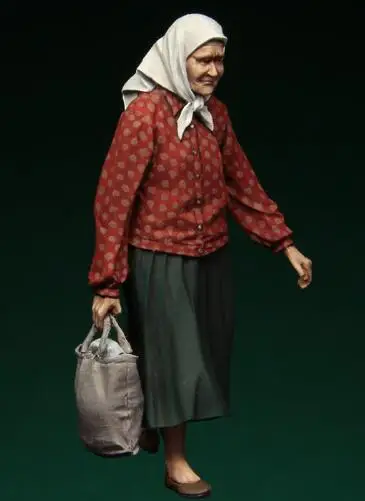 Синий 1/35 смолы цифры Вторую мировую войну беженцев гражданского большой набор 10 шт./компл. модель Наборы - Цвет: Синий
