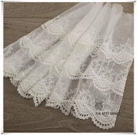 hot sale series dress quality 38 cm three layers of water soluble mesh embroidery lace s3801