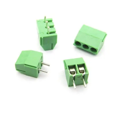 50 шт 3 5 мм Шаг 2 pin пути прямой контакт PCB винтовой клеммный блок разъем KF350