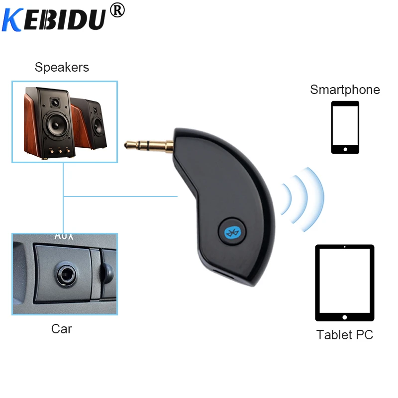 Bluetooth приемник аудио приемник Aux мини Bluetooth передатчик 3,5 мм разъем Handsfree Авто Bluetooth автомобильный комплект музыка адаптация