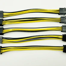 5 шт. 6 Pin Feamle к 8 Male PCI Express кабель преобразователя питания ЦП
