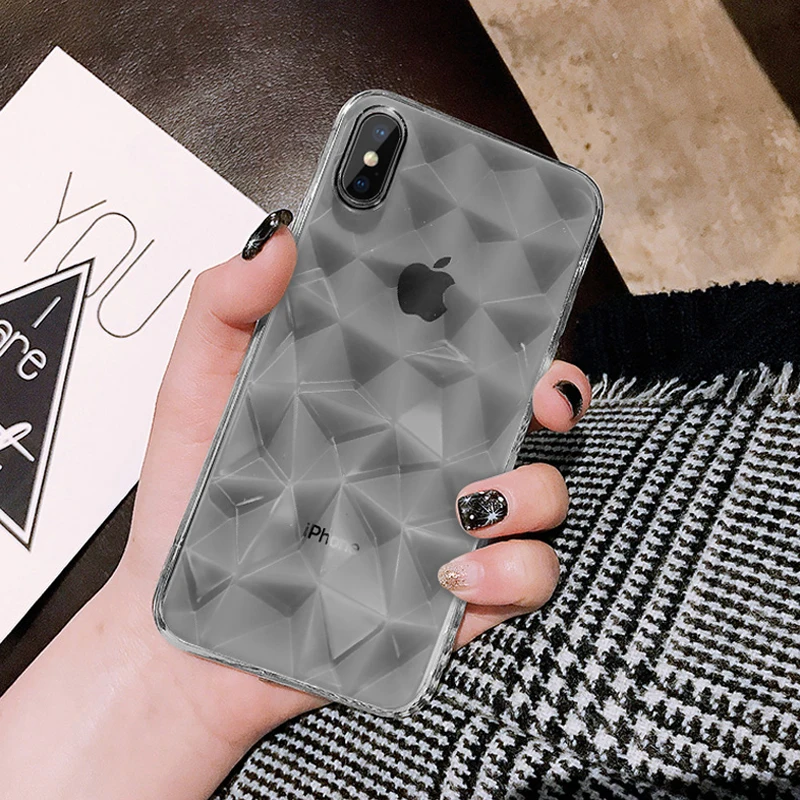 3D Алмазный чехол для samsung Galaxy A10 A20 A30 A40 A50 A60 A70 M10 M20 M30 мягкий TPU чехол для Galaxy A6 A8 J4 J6 A7 чехол s