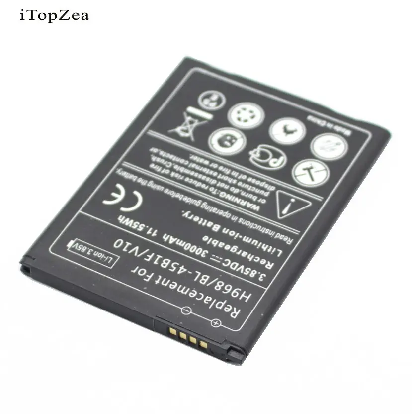 ITopZea 20x3000mAh BL 45B1F Сменный аккумулятор для LG V10 H968 H961N H900 H901 VS990 F600 F600L F600S F600K Bateria
