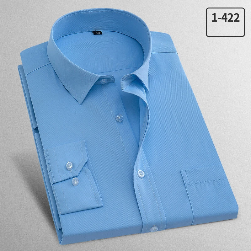Новое поступление 2020 мужские рубашки однотонные тонкие классические с длинным
