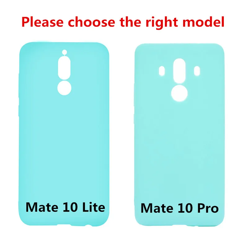 

Wekays Case For Huawei Mate 10 lite Candy Colors Soft Silicon TPU Funda Case For Coque Huawei Mate 10 Pro Back Cover Case Capa